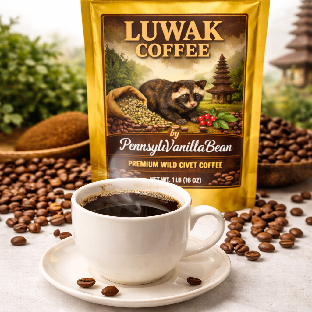 Arabica Luwak Coffee Beans | Rare Sumatra Civet Specialty