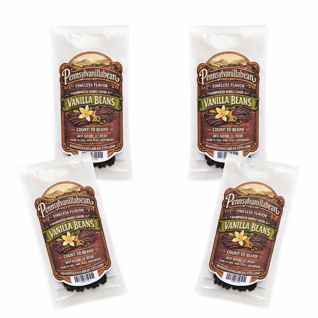 Madagascar Bourbon Vanilla Beans Grade A | 4–5”