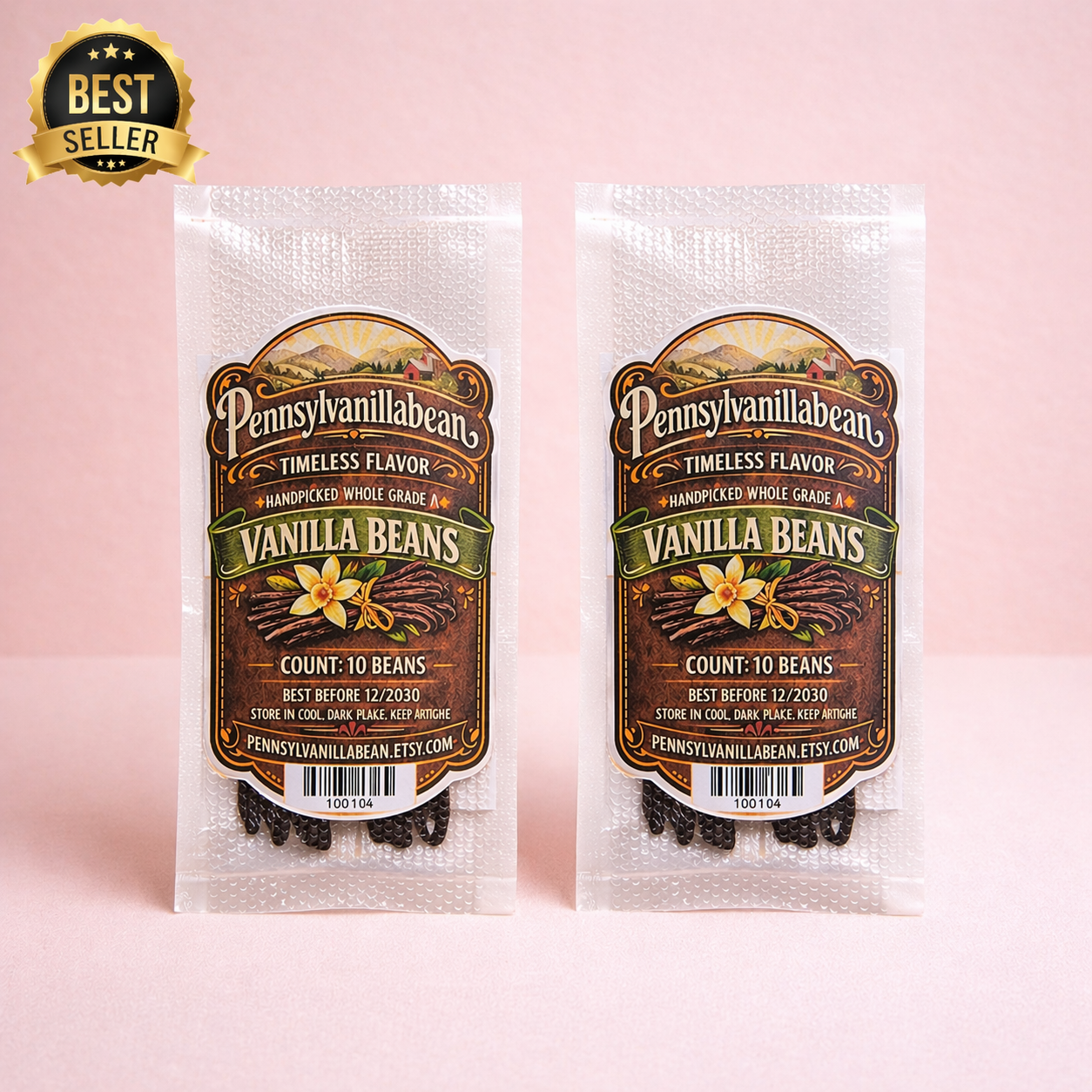 Madagascar Bourbon Vanilla Beans Grade A | 4–5”