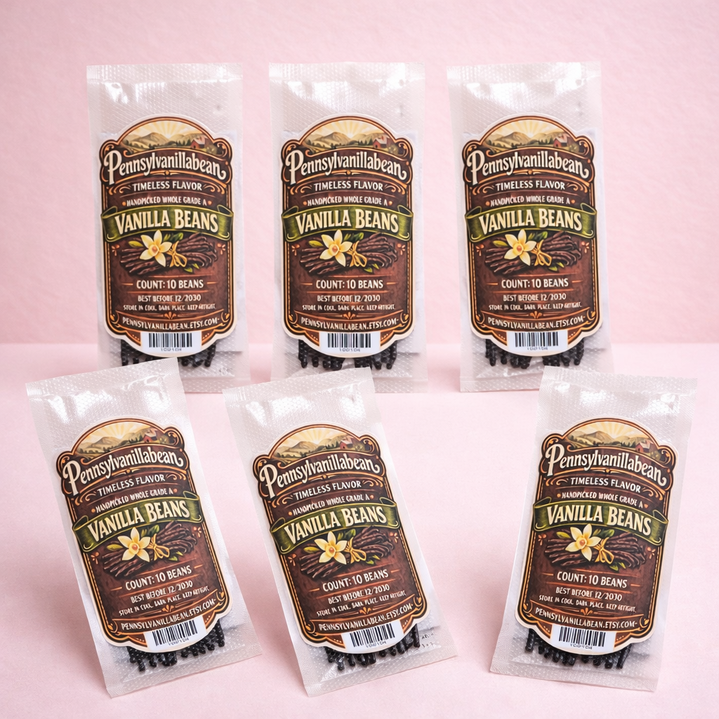 Madagascar Bourbon Vanilla Beans Grade A | 4–5”