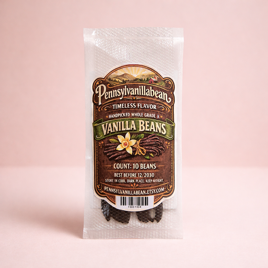 Madagascar Bourbon Vanilla Beans Grade A | 4–5”